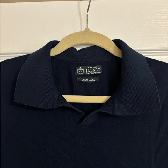 Italian Boutique Navy Men's Shirt - Picture 6 of 6